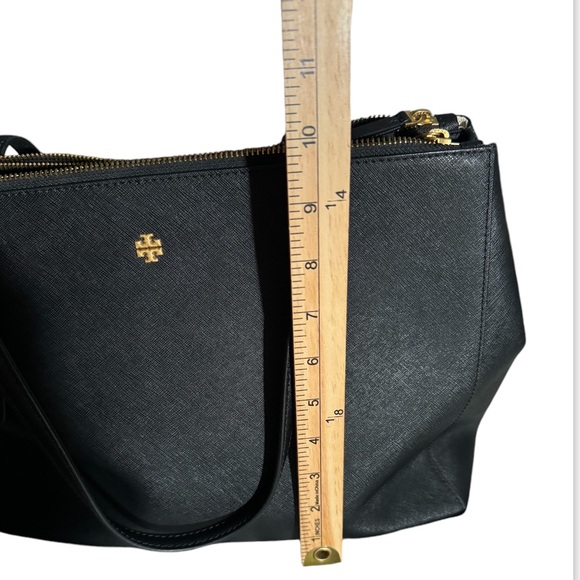 Tory Burch Black Leather Tote Bag - Picture 14 of 14